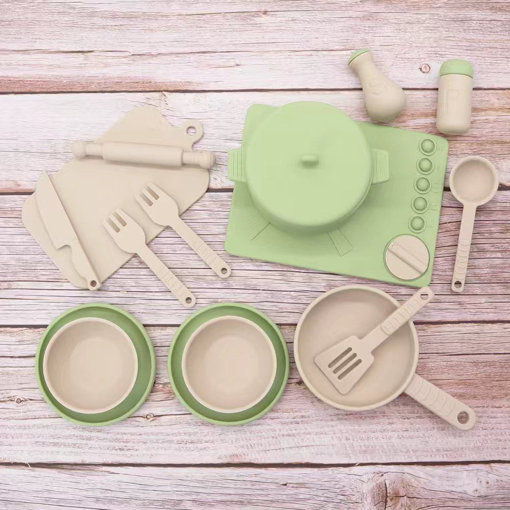Silicone Cookware Set | Green