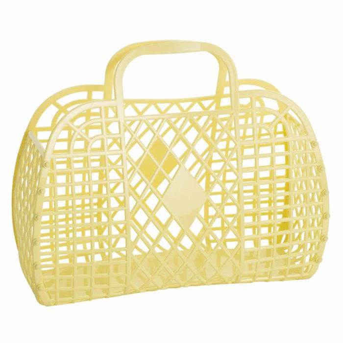 Sun Jellies Retro Basket | Assorted Colours | Large