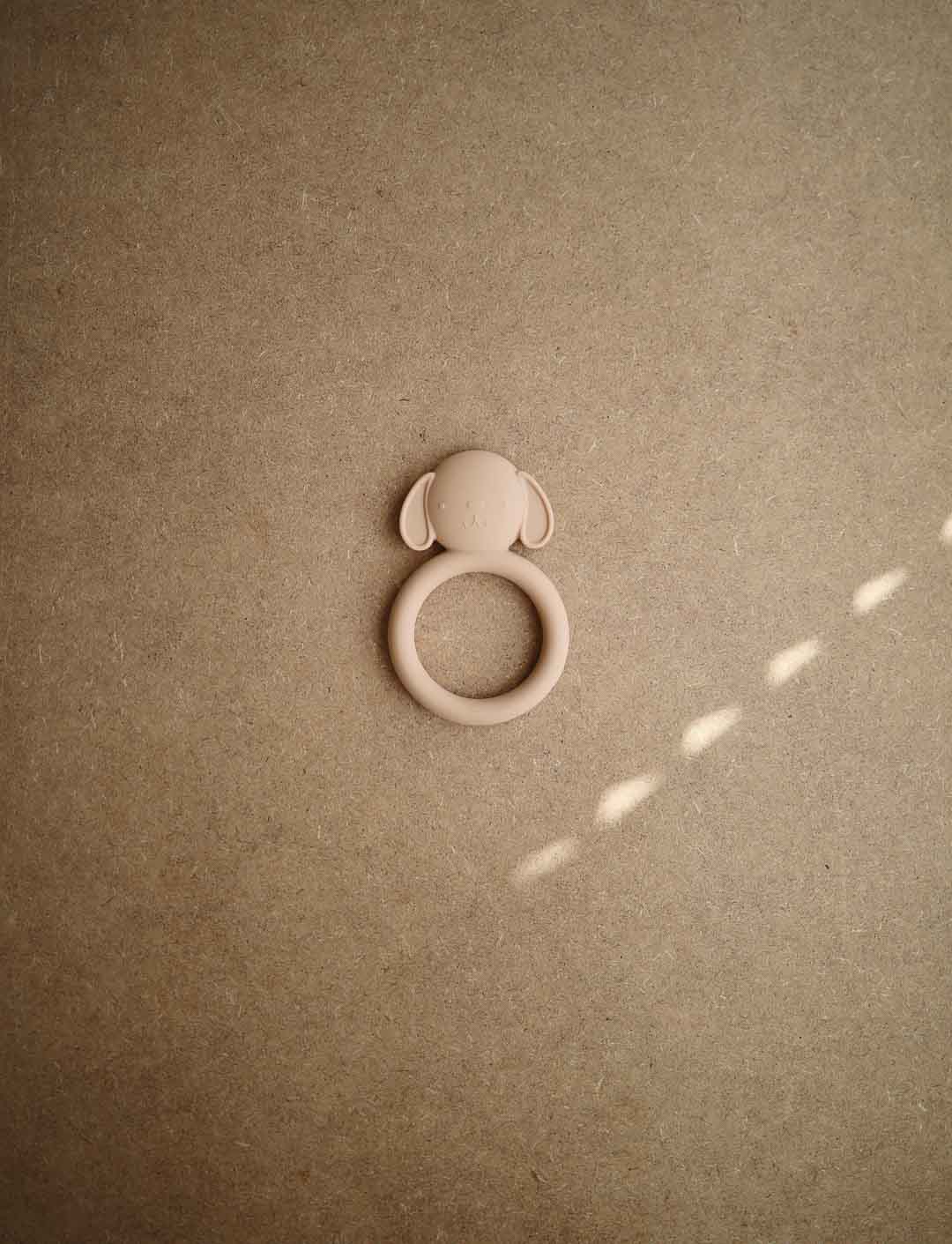 Silicone Teether | Dog Natural