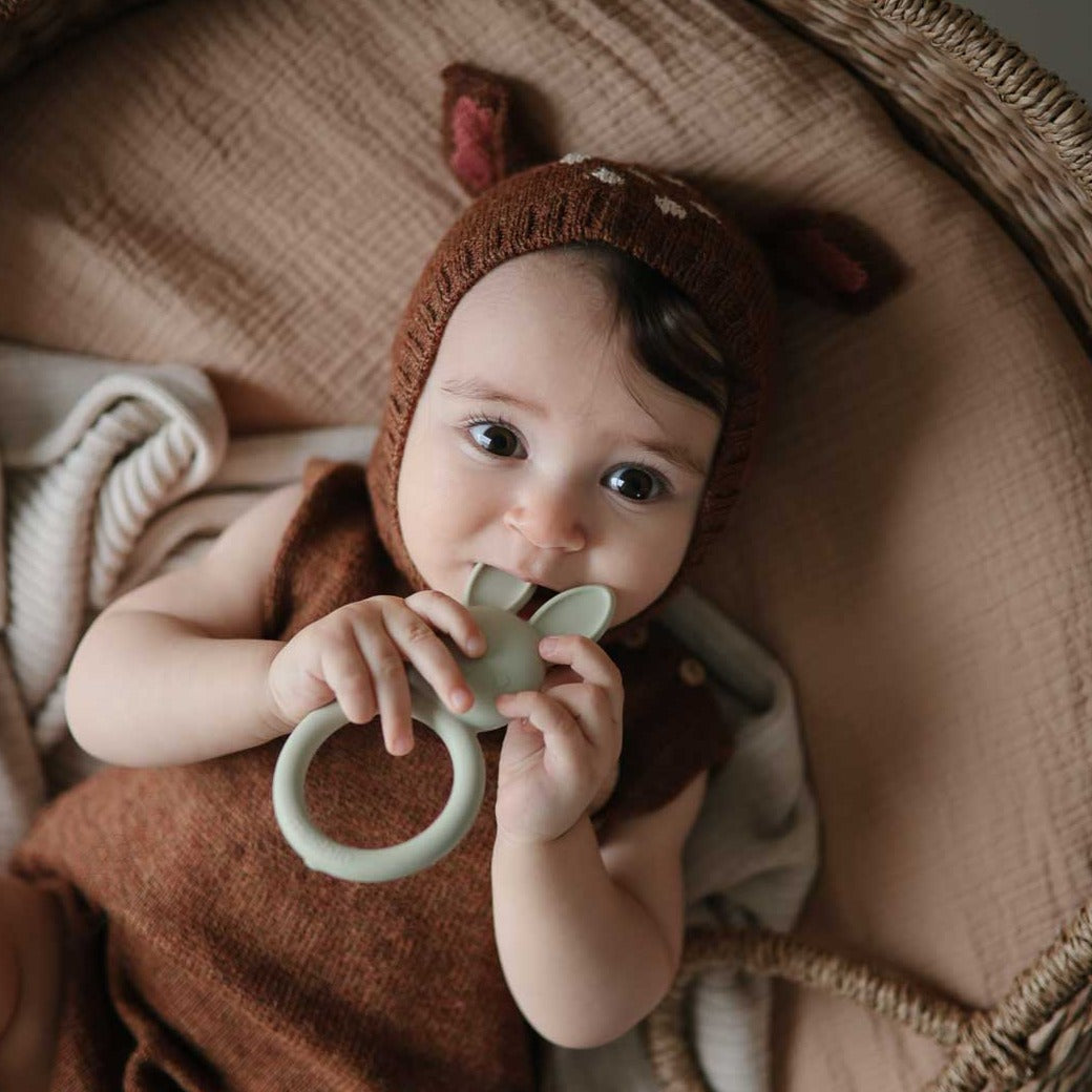 Silicone Teether | Bunny Sage