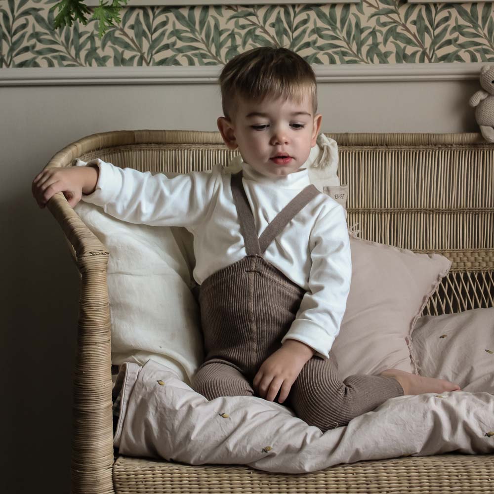 Footless Organic Cotton Unisex Tights l Cocoa Blend