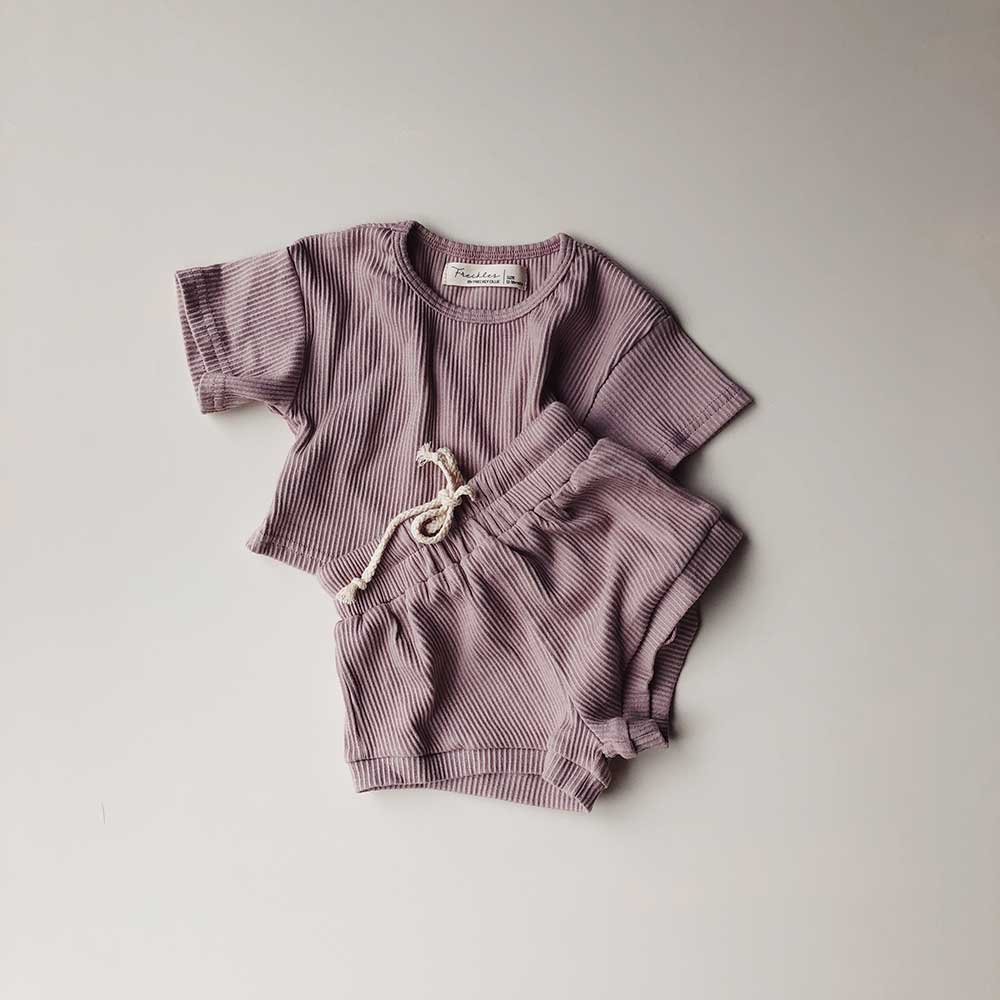 Ari Unisex Rib Sets | Mushroom