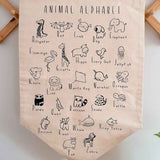 Hanging Animal Alphabet Banner