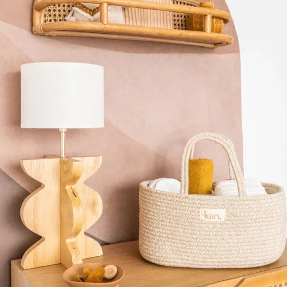 Cotton Rope Nappy Organiser Caddy