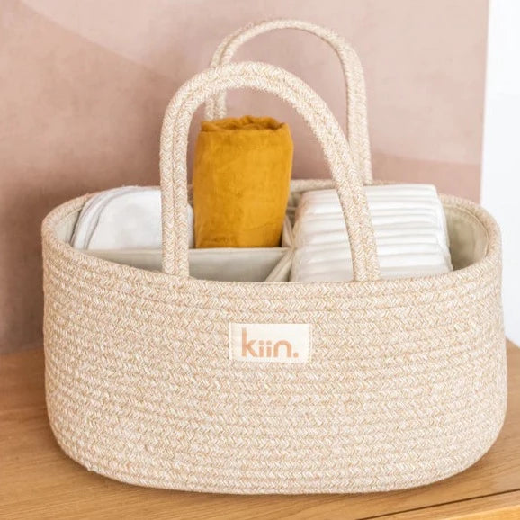Cotton Rope Nappy Organiser Caddy