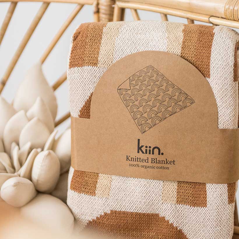 Rainbow Organic Cotton Blanket