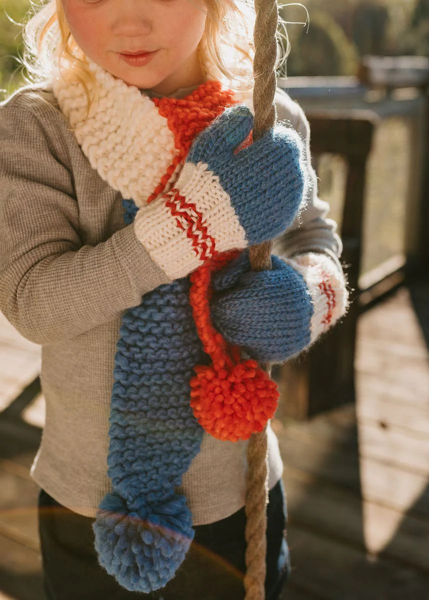 Mittens | Teddy | Blue and Red