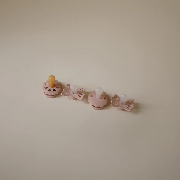 Baby's First Pacifier Dummy | 4 Pack | Blush