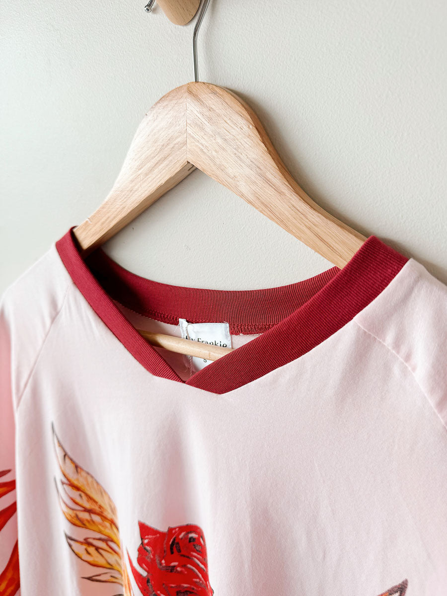 Womens SS Tee | Motorcycle Club Pink