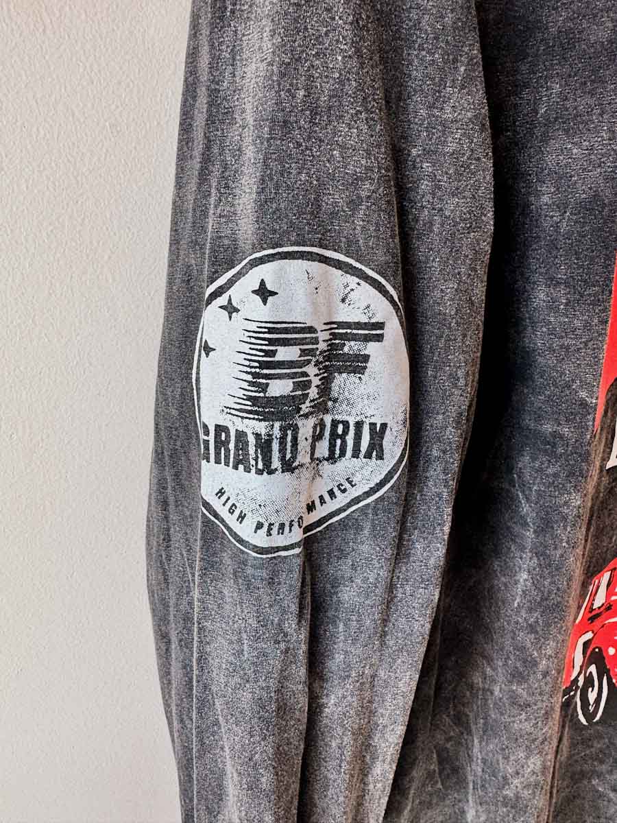 Womens LS Tee | Racing Team Acid wash
