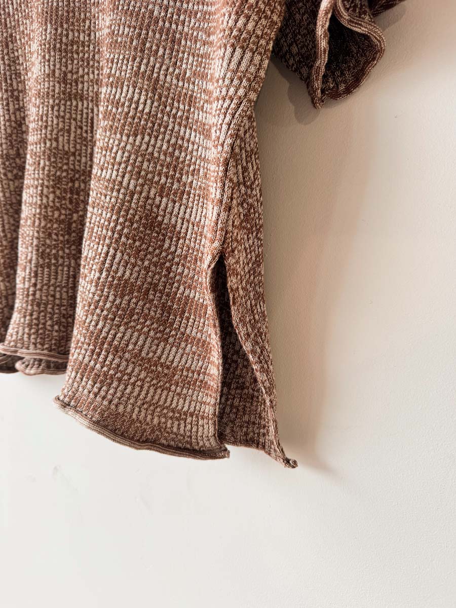 Women's Fine Rib Set | Chocolate