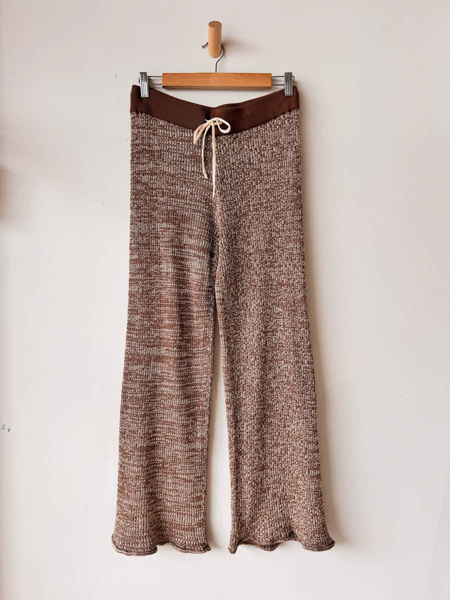 Women's Fine Rib Set | Chocolate