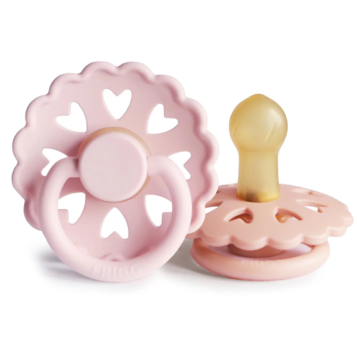 Fairytale 2pk Pacifiers | Latex  | White Lilac/Peach