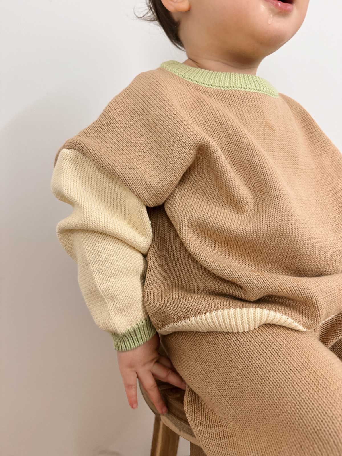 Oakley Unisex Cotton Sweater | Forest Colourblock