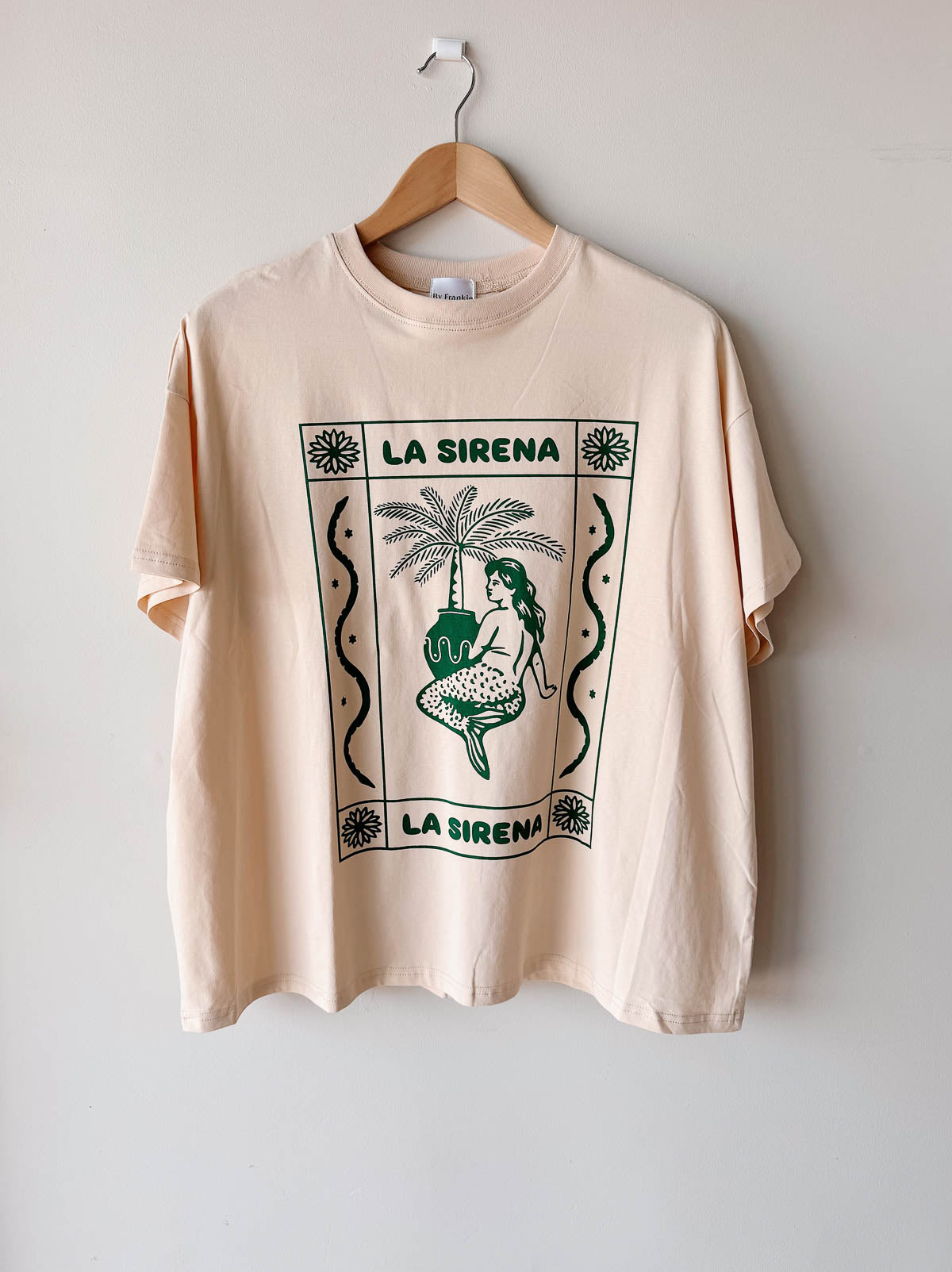 Women's Oversized Tee | Beige La Sirena