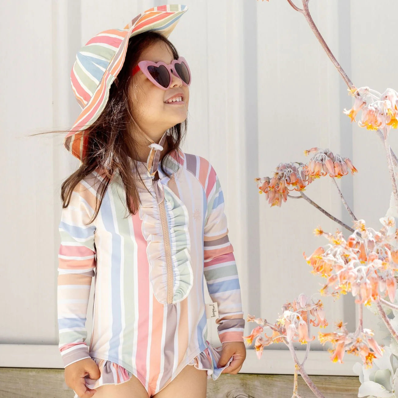 SUN STRIPE RASHIE Swimsuit UPF50+