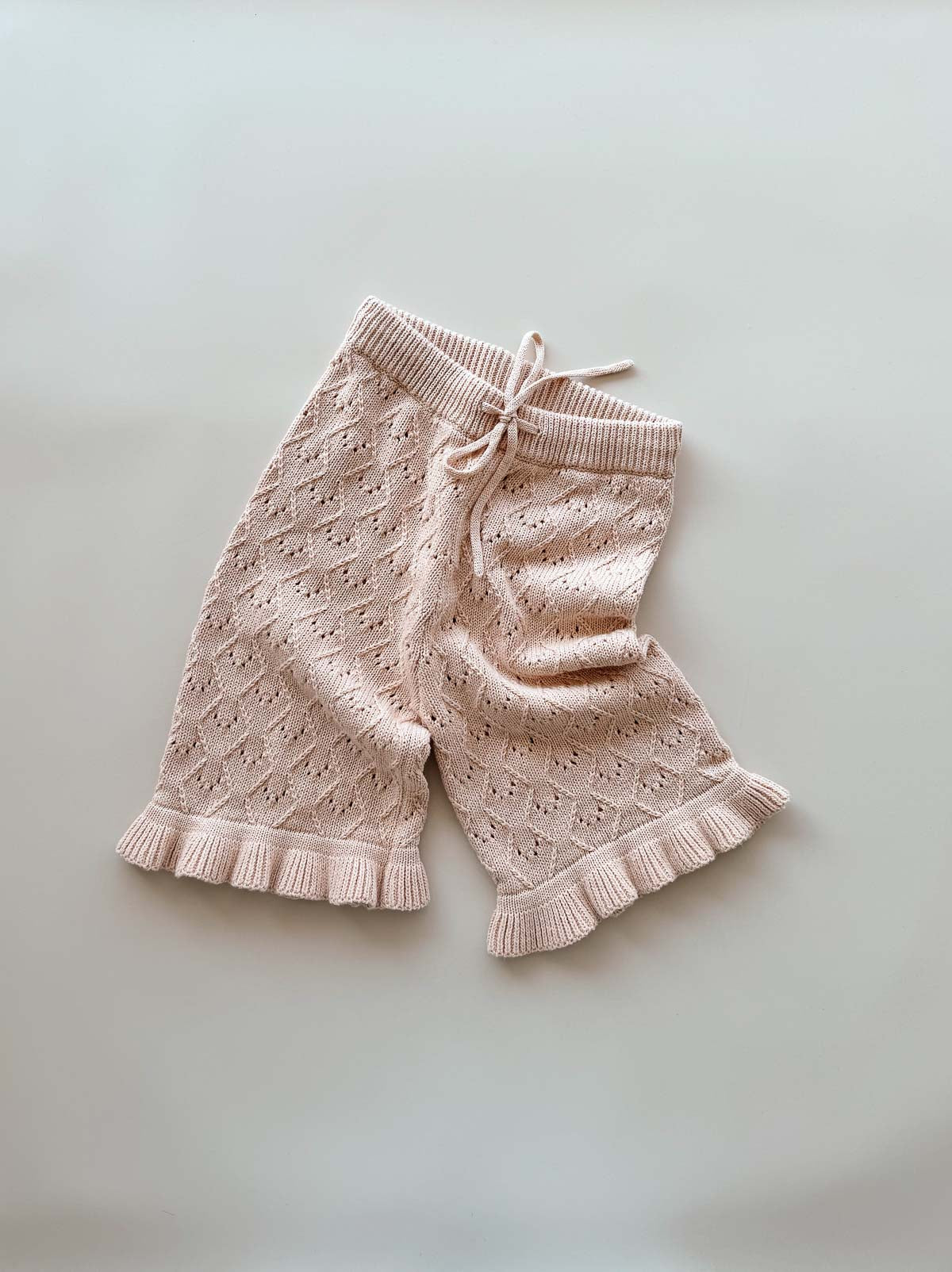 Mila Pointelle Cotton Frill Culotte | Petal