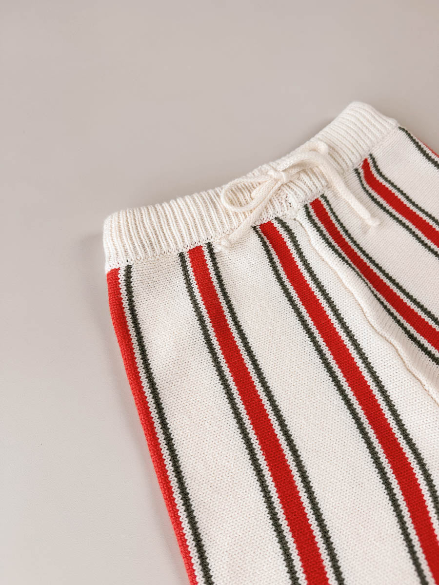 Retro Stripe Cotton Shorts ONLY