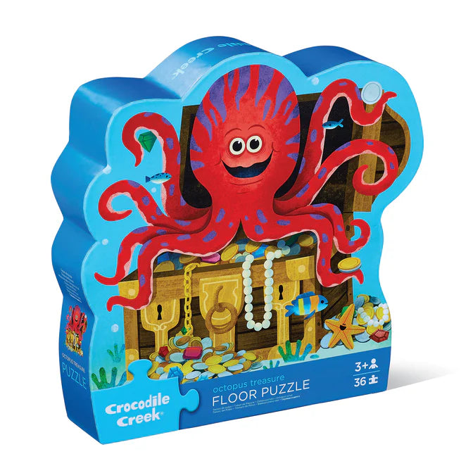 Classic Floor Puzzle 36 pc | Octopus Treasure