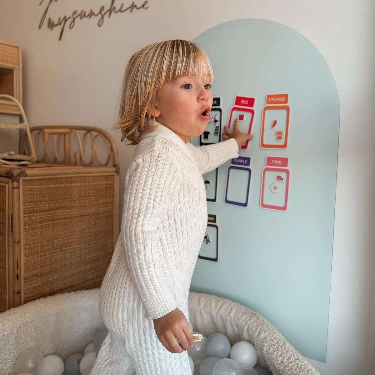 Magnetic PlayWall Decal | Renter Friendly