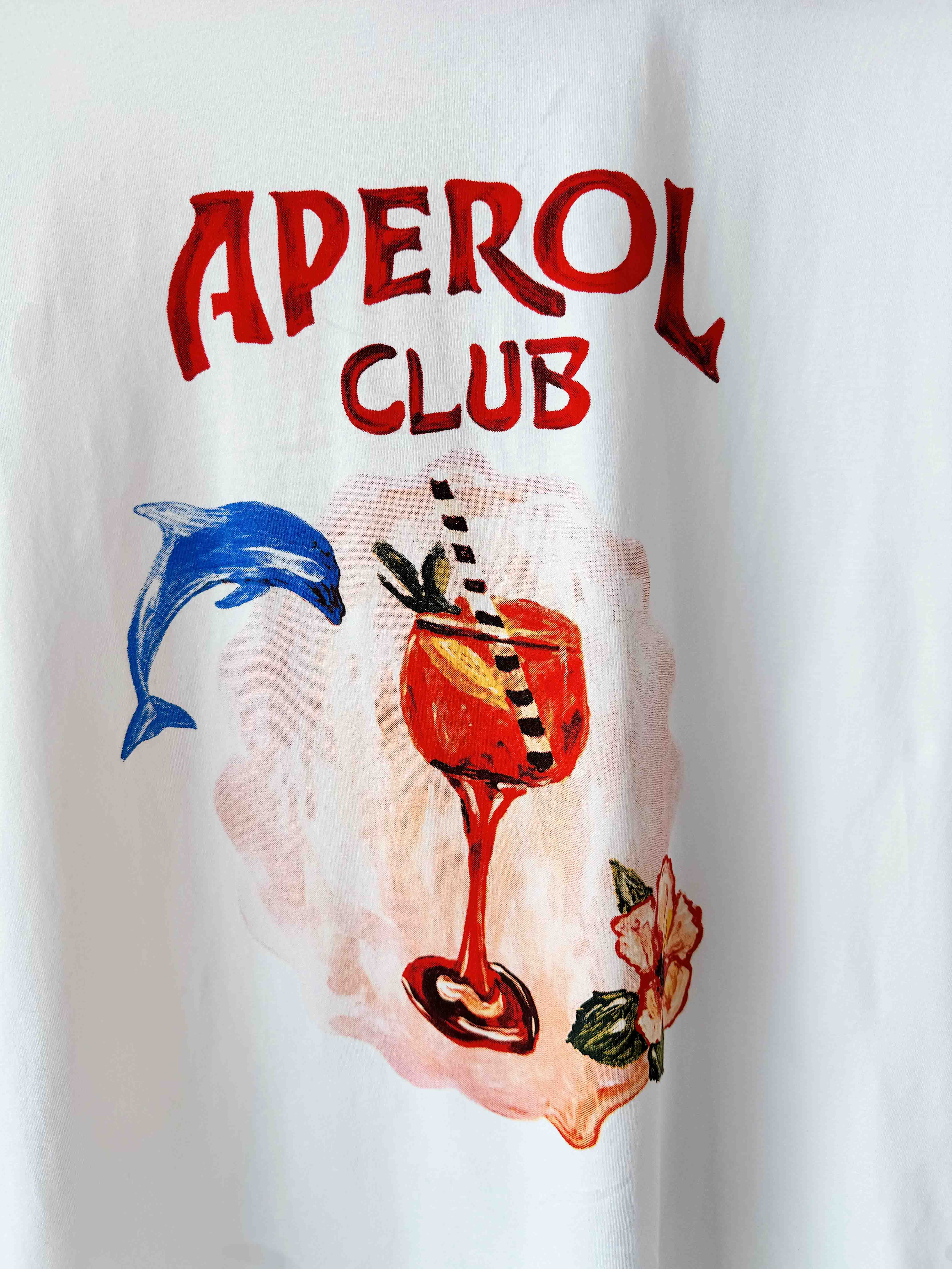 Womens SS Tee | White Aperol Club