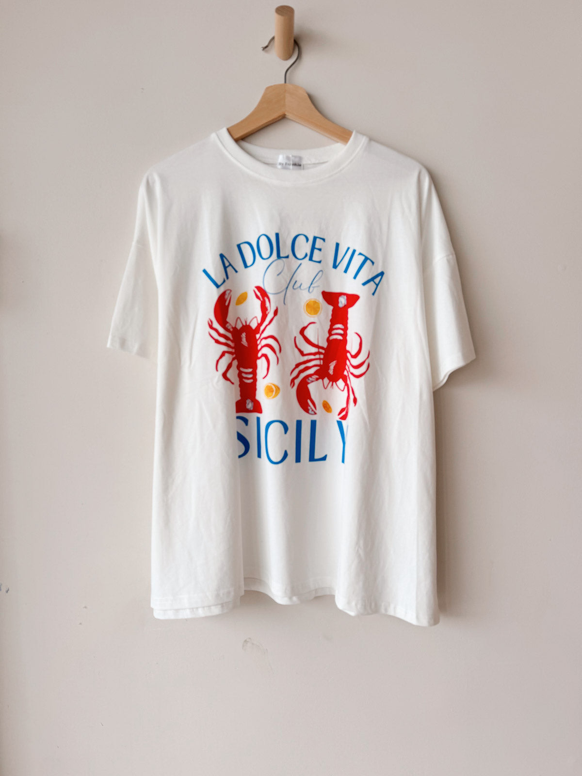 Womens Oversized Tee | La Dolce Vita Club