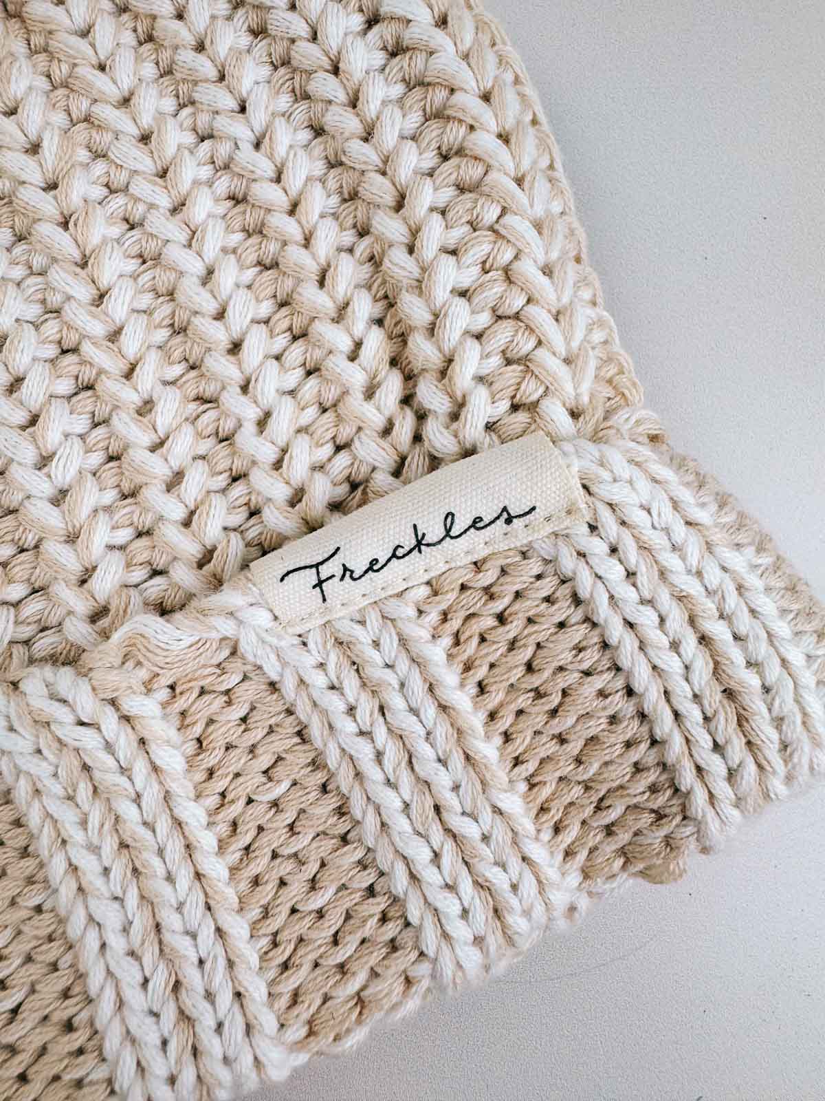 Andy Cotton Rib Beanie | Biscuit