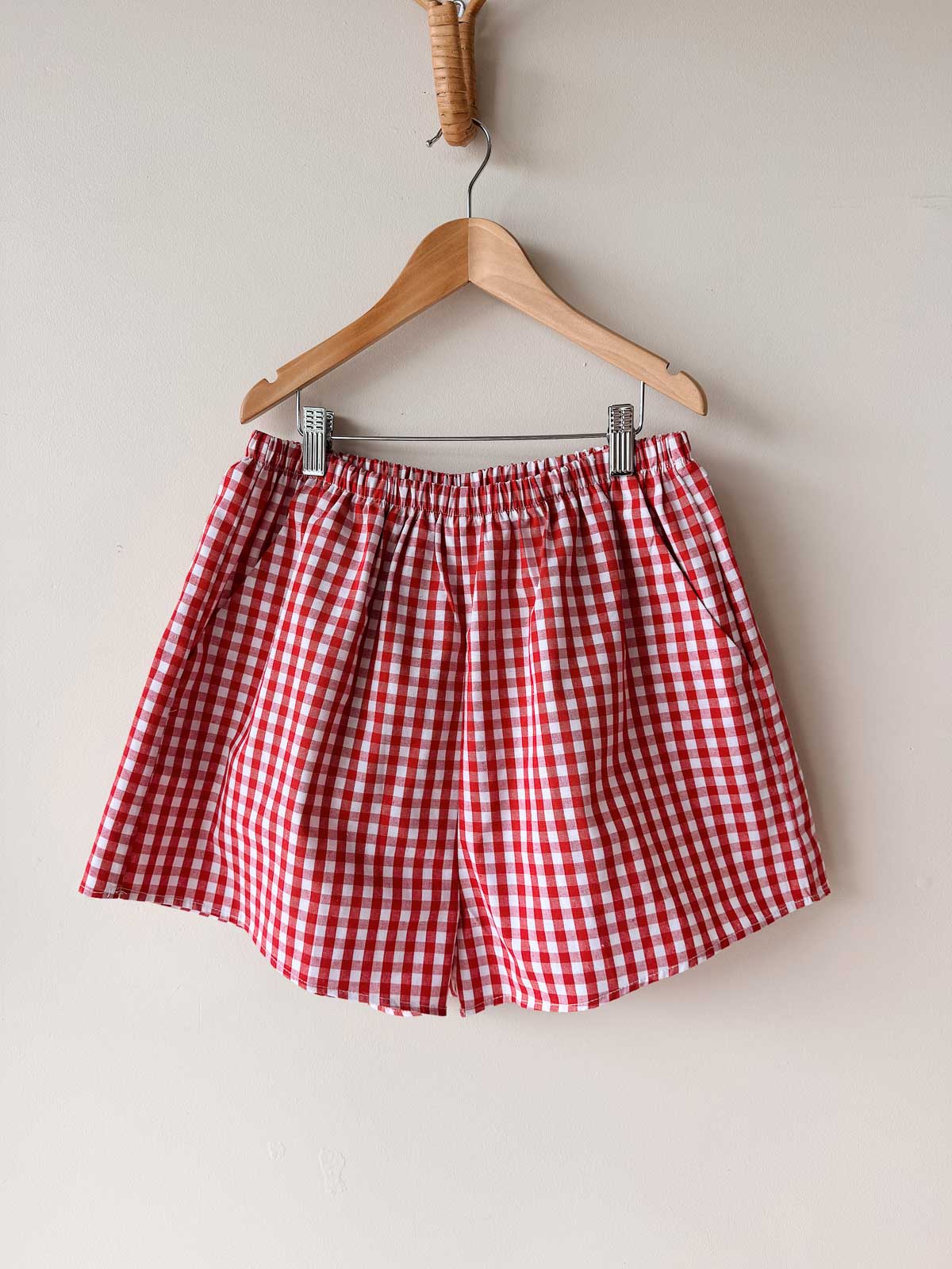 Women's Shorts  | Red Gingham