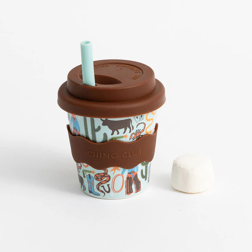 Reusable Baby Chino Cup l Cowboy