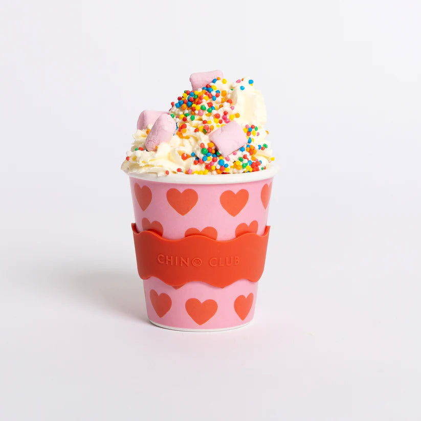 Reusable Baby Chino Cup l Hearts