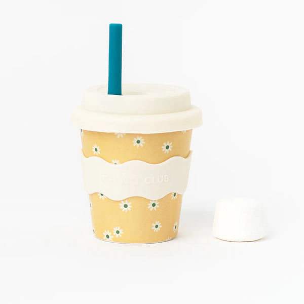 Reusable Baby Chino Cup l Yellow Daisy