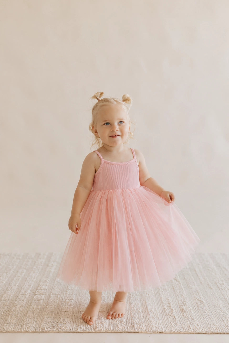 Tulle Party Dress | Dusky Rose