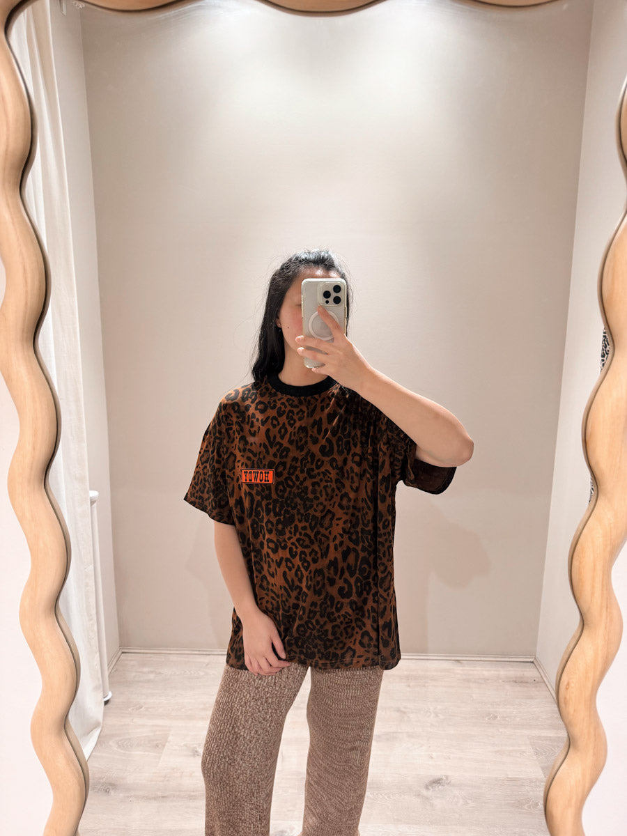 Womens SS Tee | Leopard Howdy