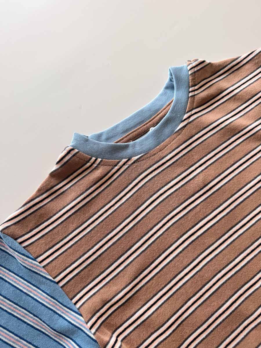 Colour Block Stripe Tee | Sorrento