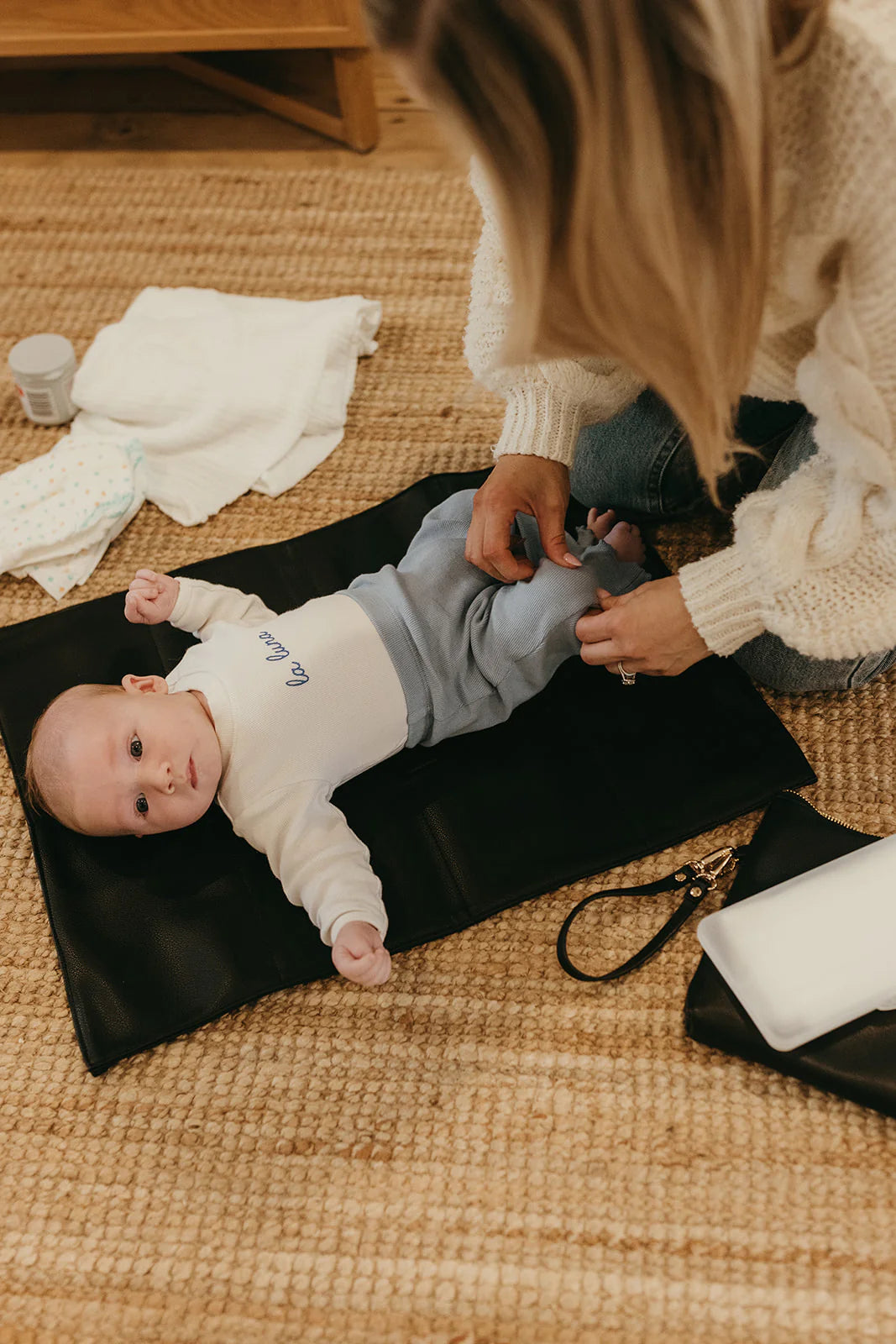 Nappy Changing Pouch | Black