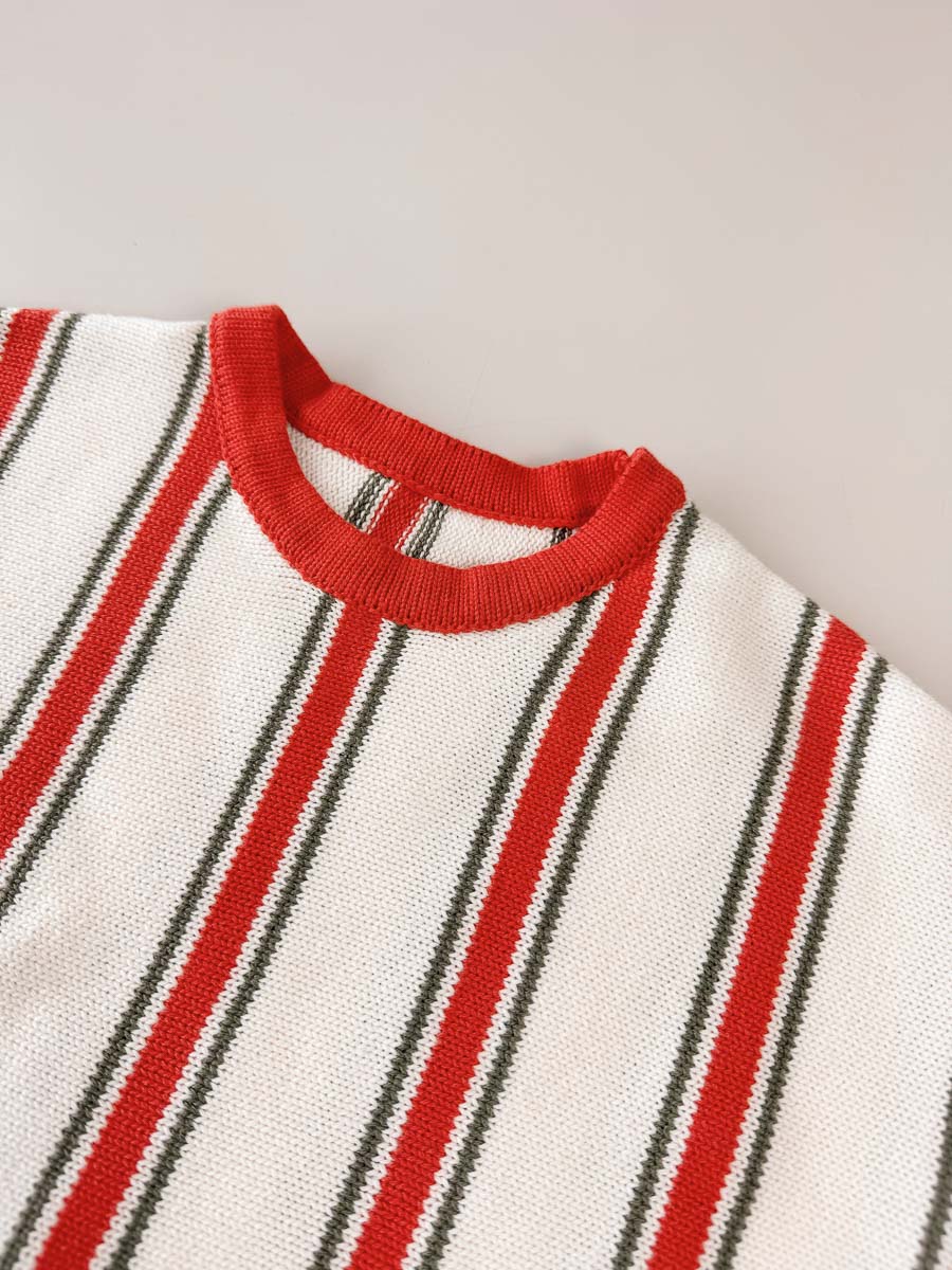 Retro Stripe Cotton Top ONLY