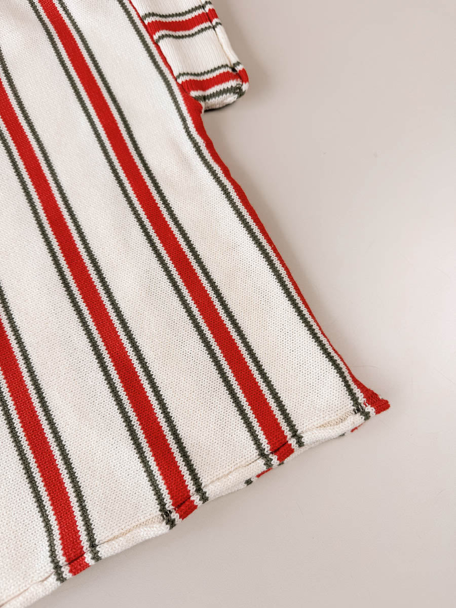 Retro Stripe Cotton Top ONLY