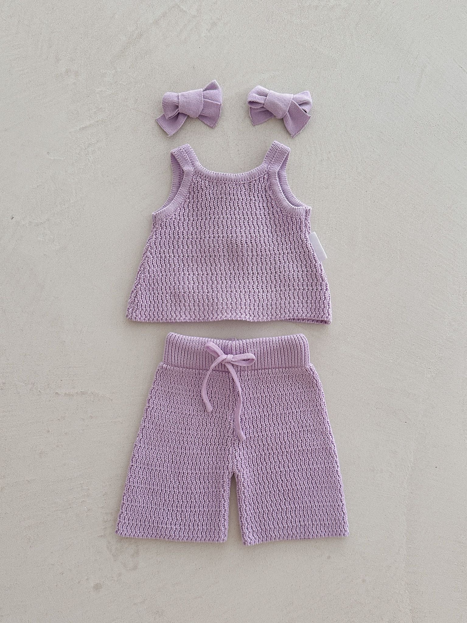 CROPPED PANTS | VIOLET