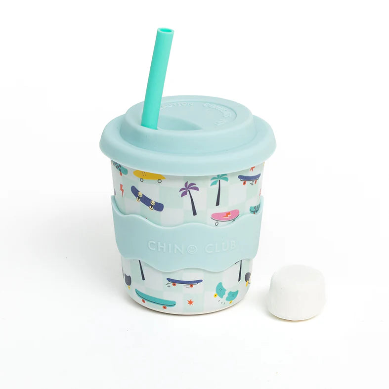 Reuseable Kids Keep Cup 8oz | Skateboard