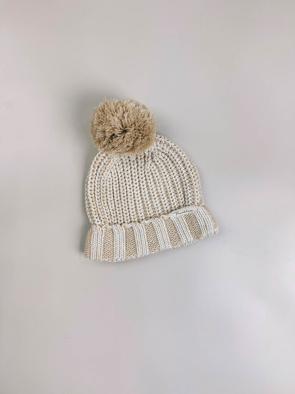 Andy Cotton Rib Beanie | Biscuit