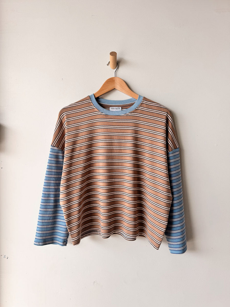Woman's Colour Block Stripe Tee | Sorrento
