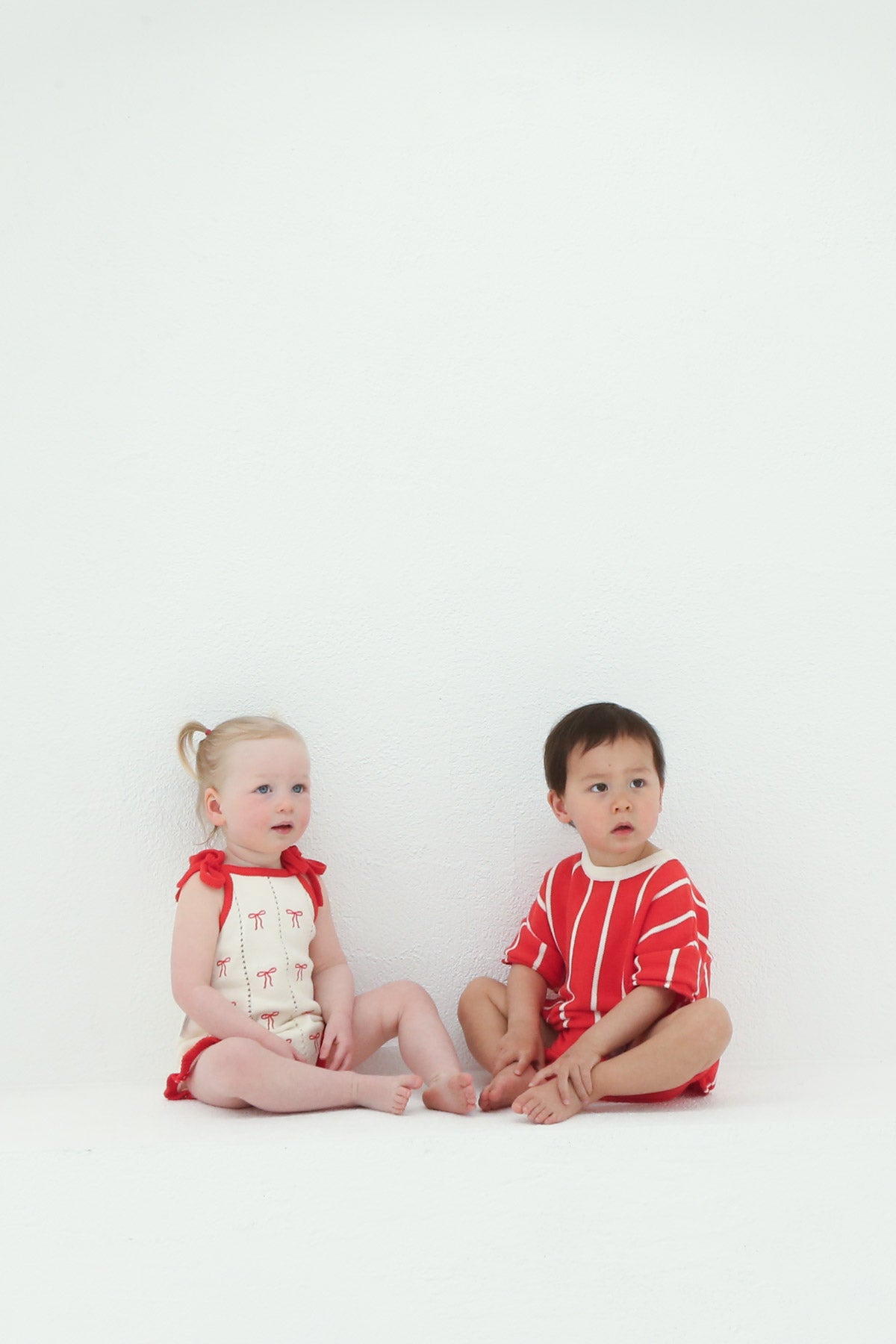 Pre-Order Embroidery Cotton Tie Romper | Bow