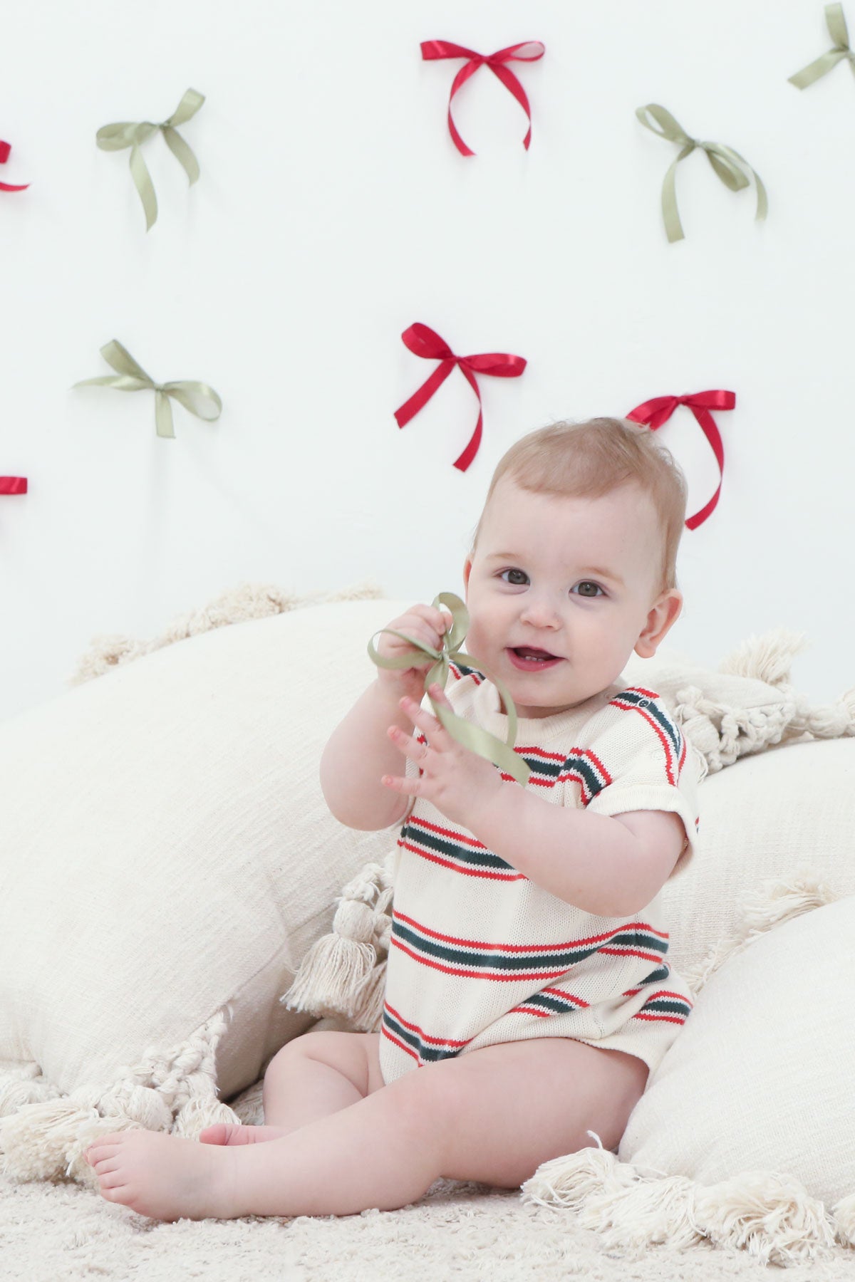 Pre-Order Retro Stripe Cotton Romper | Double Stripe