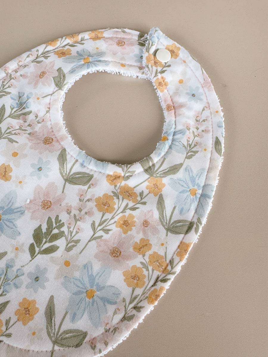 Cotton Dribble Bibs | Wildflower