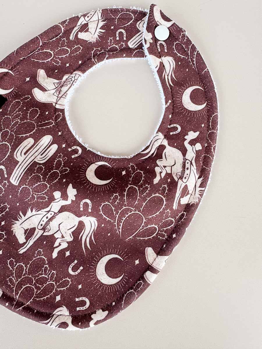 Cotton Dribble Bibs | Rodeo