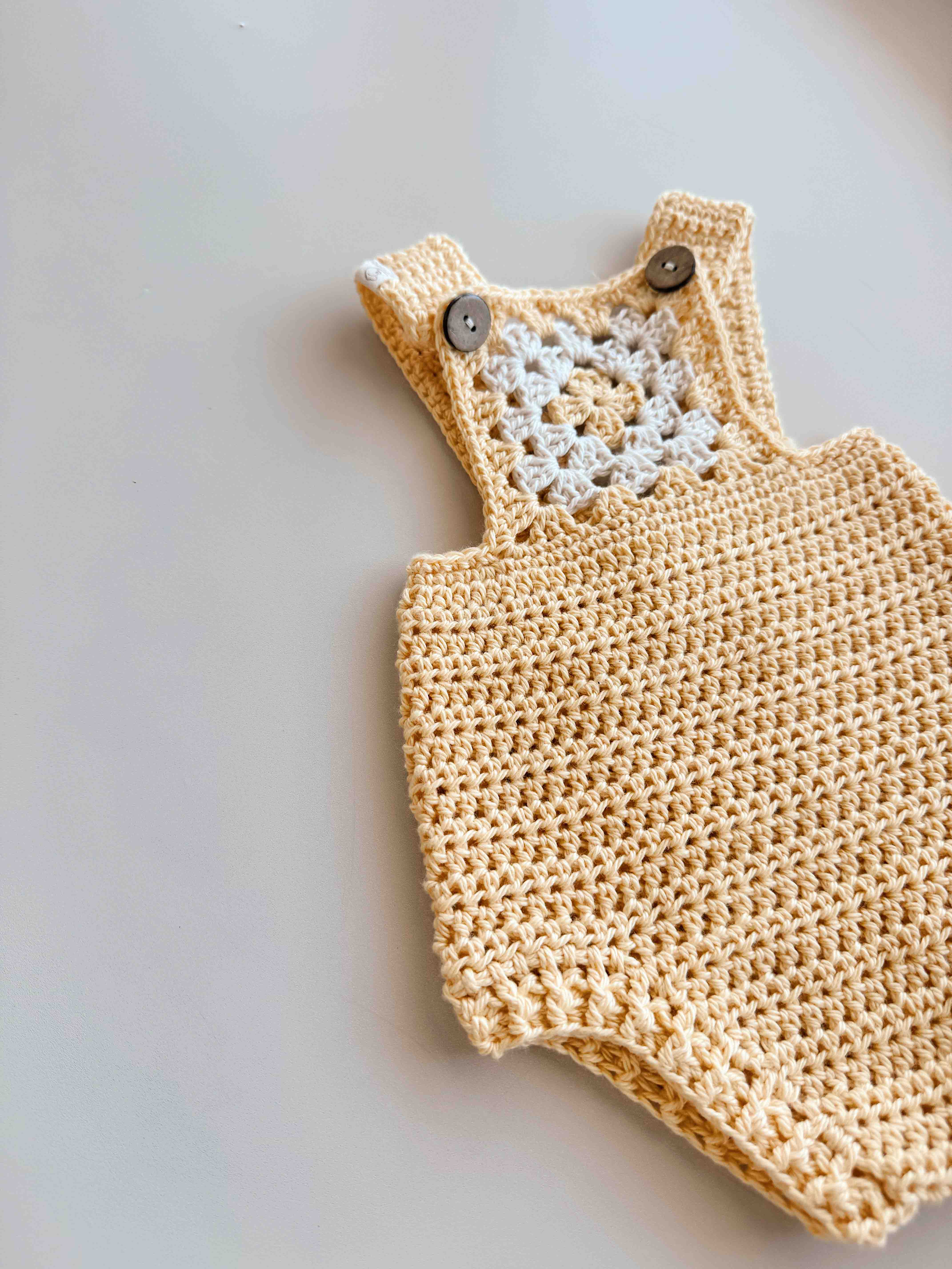 Keepsake Hand Crochet Romper
