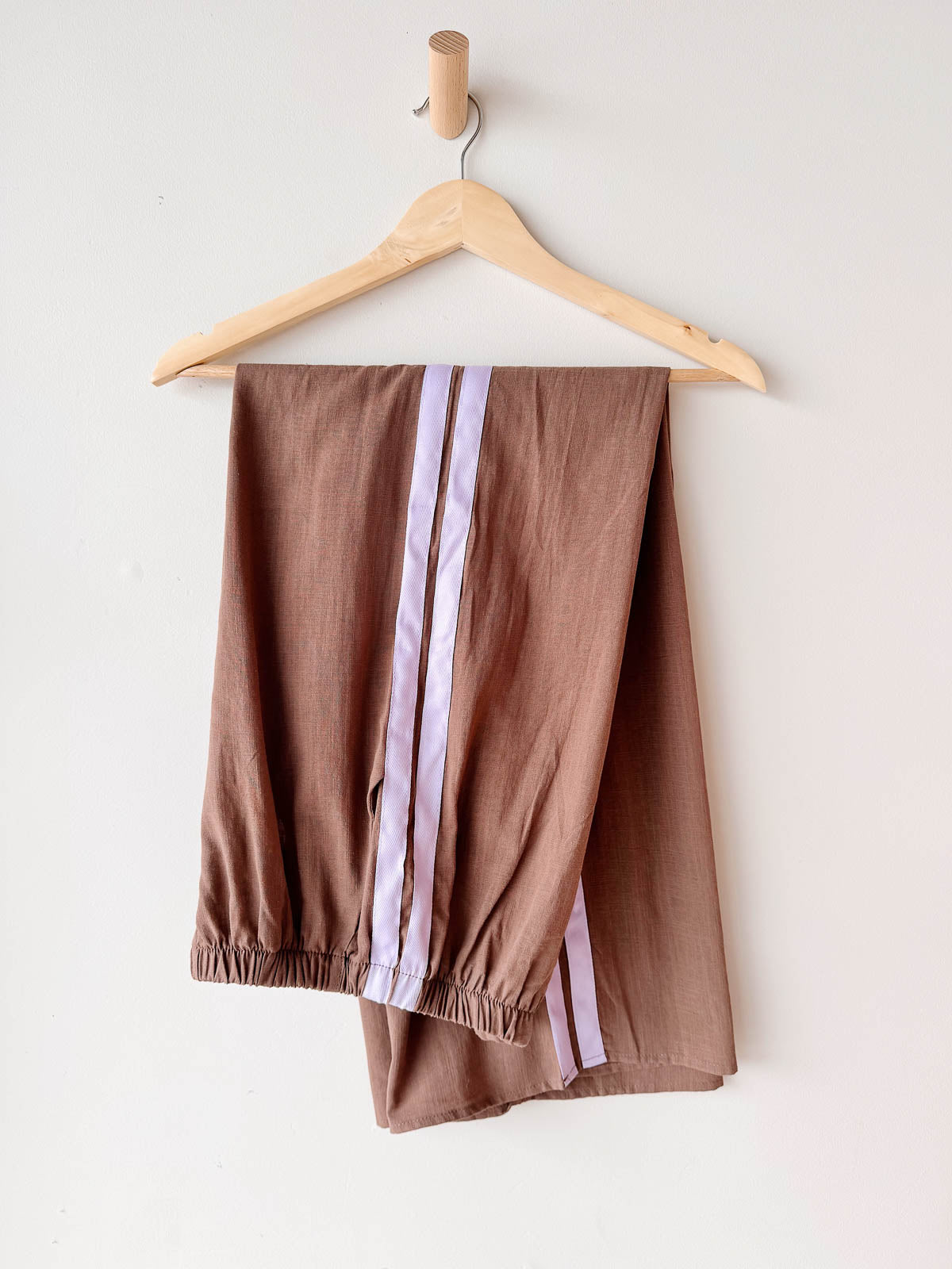 Women's Pants | Brown lilac Stripe