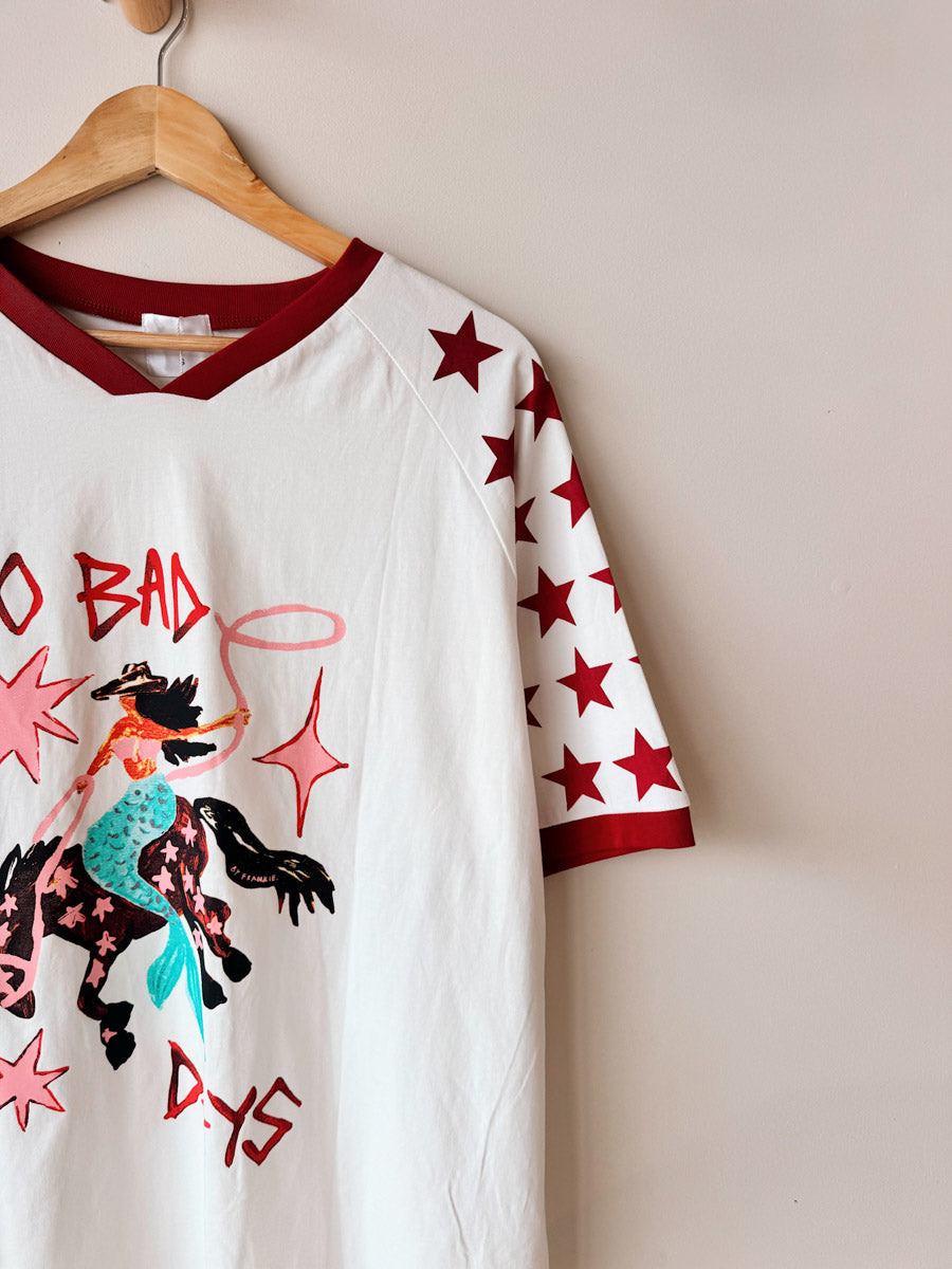 Womens SS Tee | No Bad Days White
