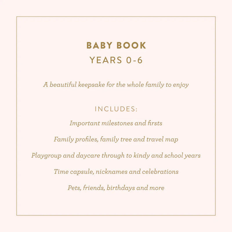Baby Journal Book l Biscuit