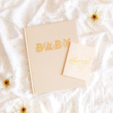 Baby Journal Book l Buttermilk